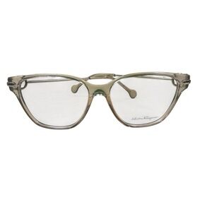 NEW Salvatore Ferragamo SF2864 690 Light Beige Cat Eye Women's Eyeglasses Luxury